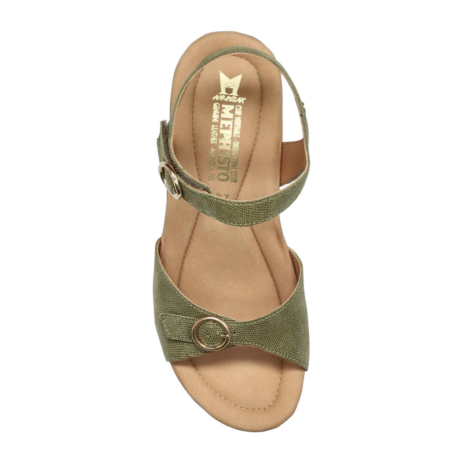 sandales femme modèle Natalya kaki - Mephisto